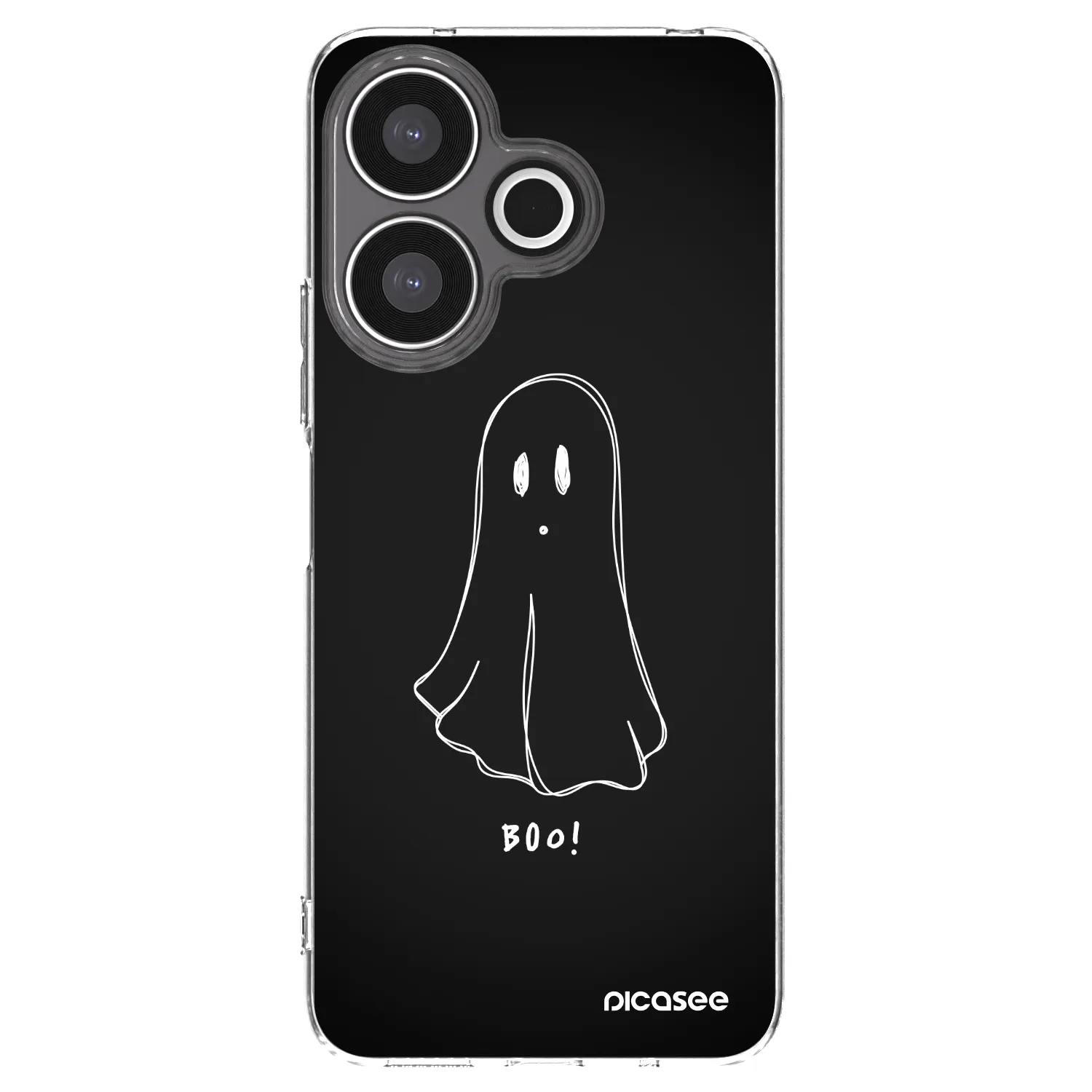 Picasee Xiaomi Redmi 13 4G Hülle - Transparentes Silikon - Ghost 2