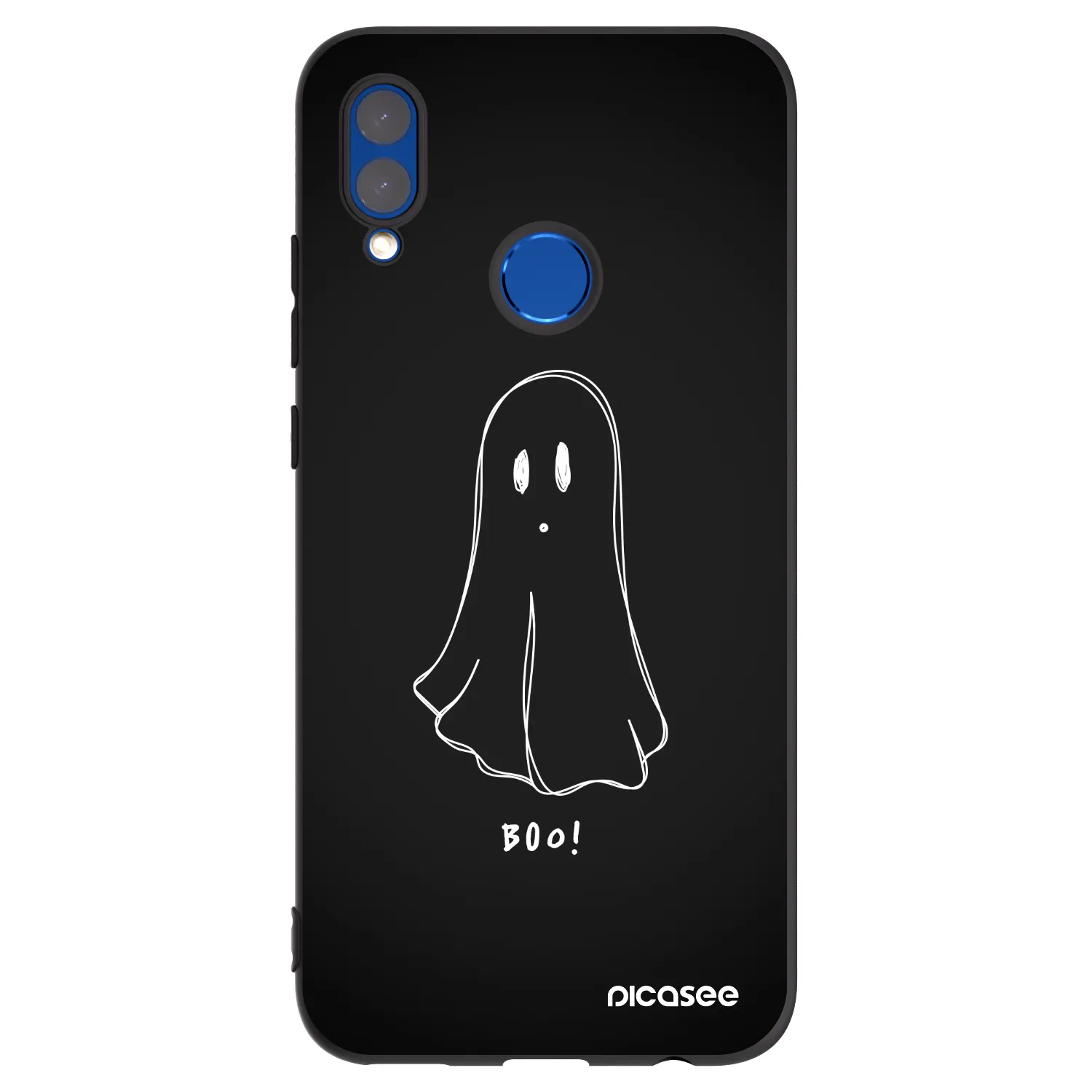 Picasee Honor 10 Lite Hülle - Schwarzes Silikon - Ghost 2