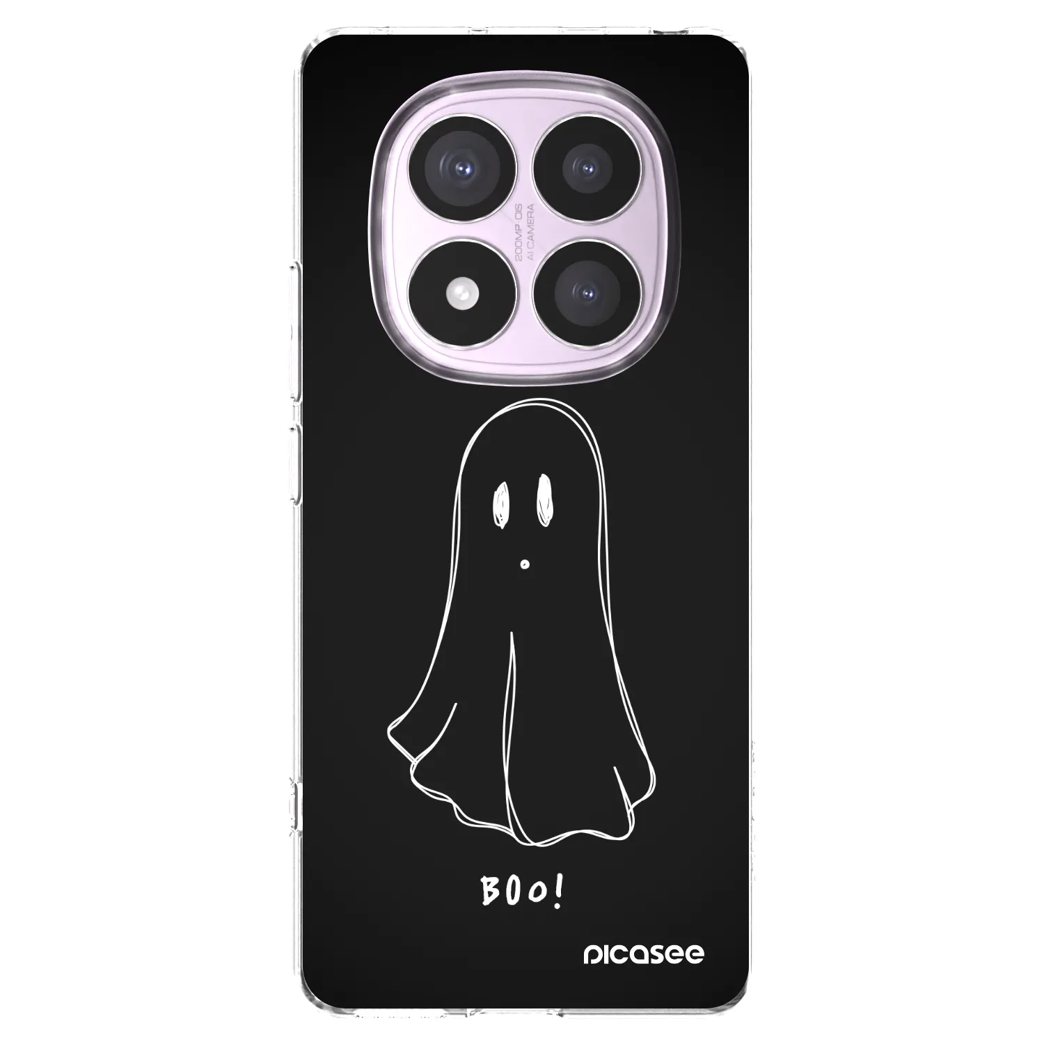 Picasee Xiaomi Redmi Note 14 Pro 5G Hülle - Transparentes Silikon - Ghost 2