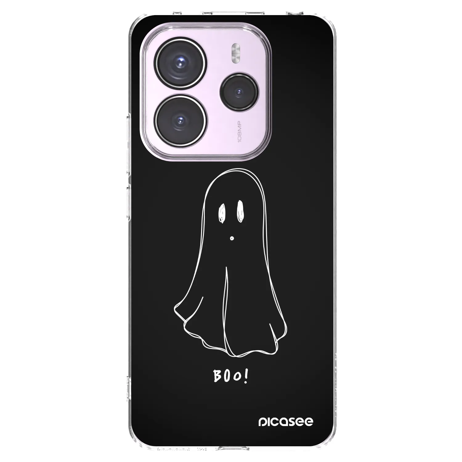 Picasee Xiaomi Redmi Note 14 5G Hülle - Transparentes Silikon - Ghost 2
