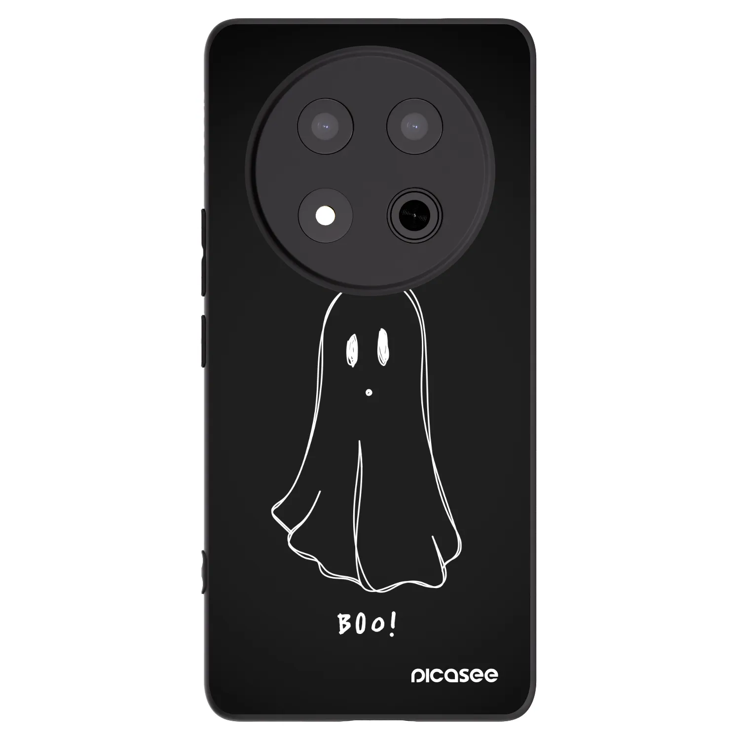 Picasee Honor Magic7 Lite 5G Hülle - Schwarzes Silikon - Ghost 2