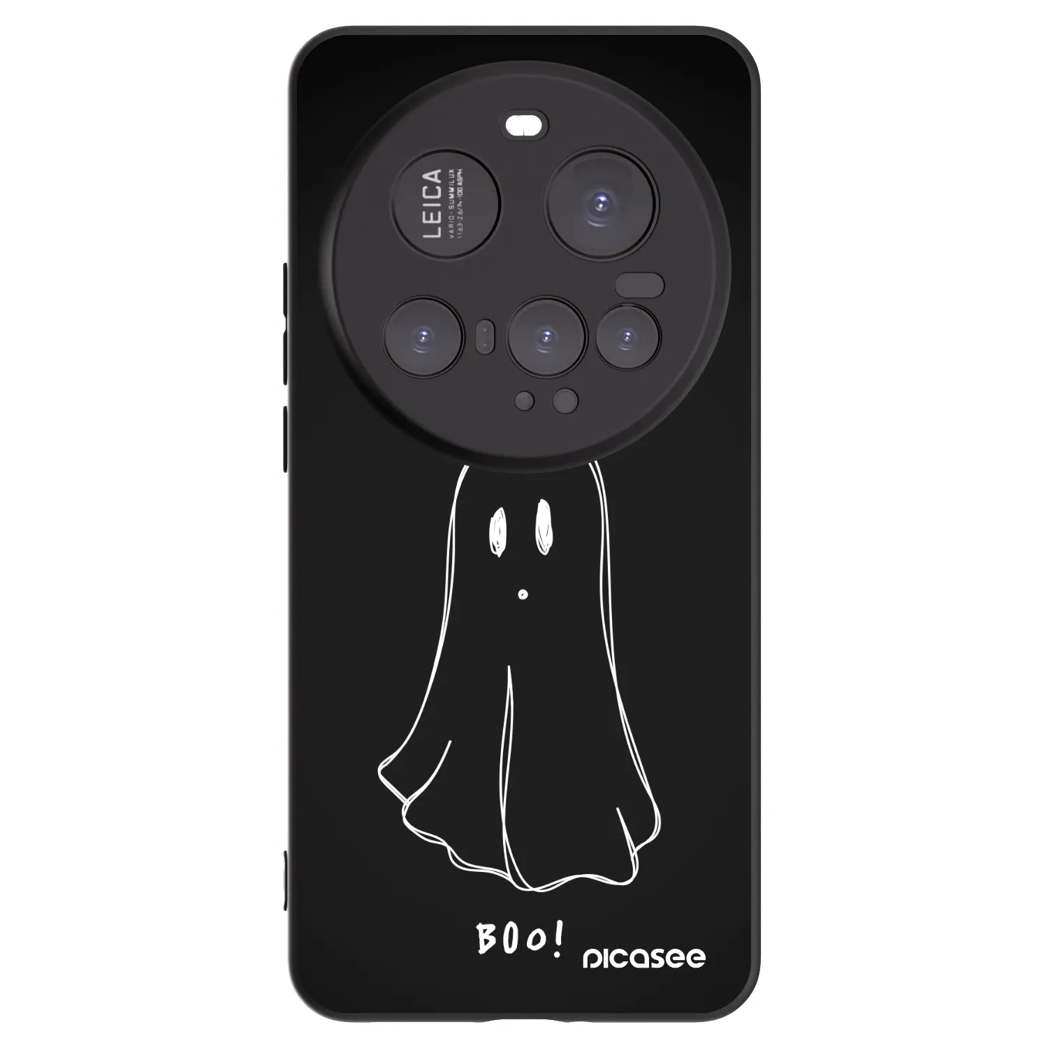 Picasee Xiaomi 15 Ultra Hülle - Schwarzes Silikon - Ghost 2