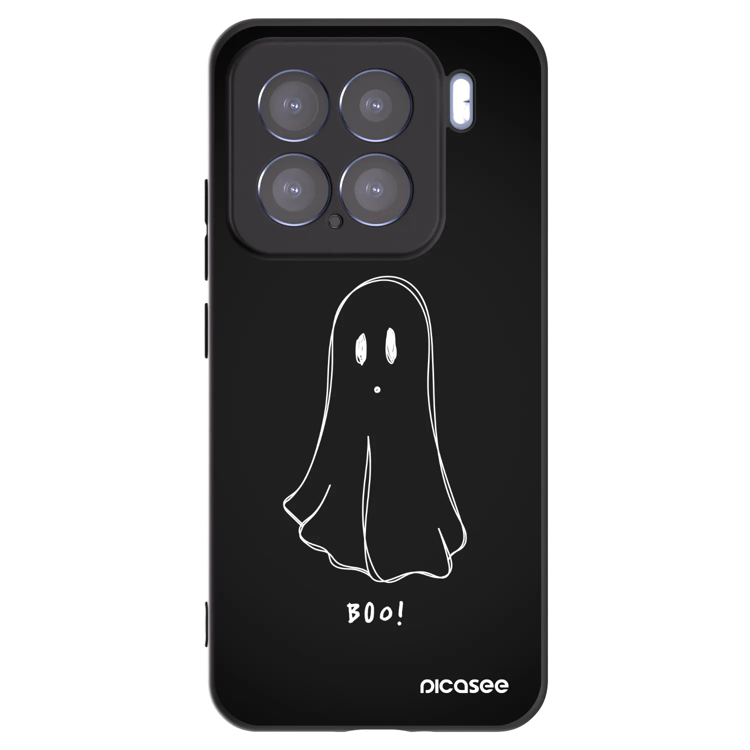 Picasee Xiaomi 15 Hülle - Schwarzes Silikon - Ghost 2