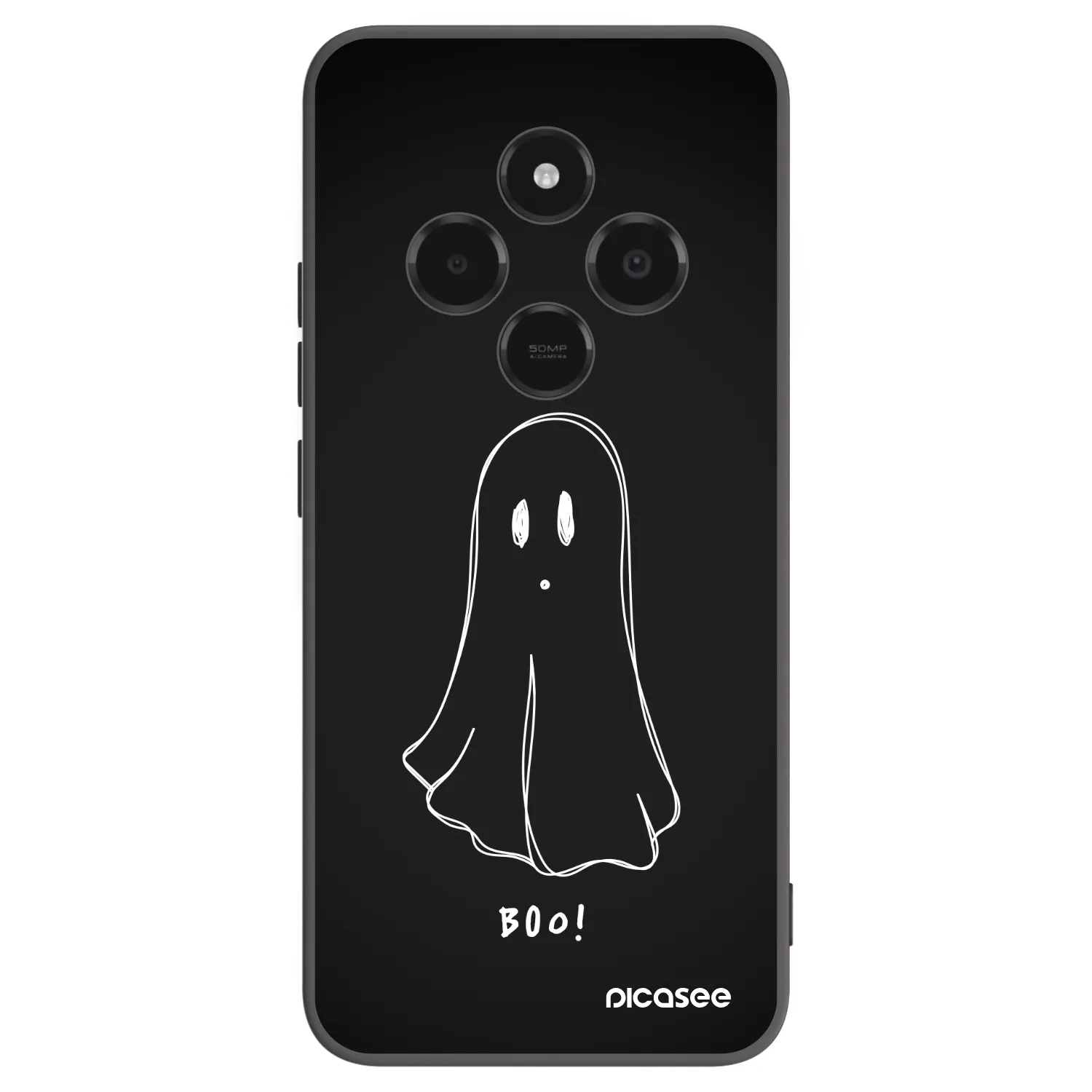Picasee Xiaomi Poco C75 Hülle - Schwarzes Silikon - Ghost 2