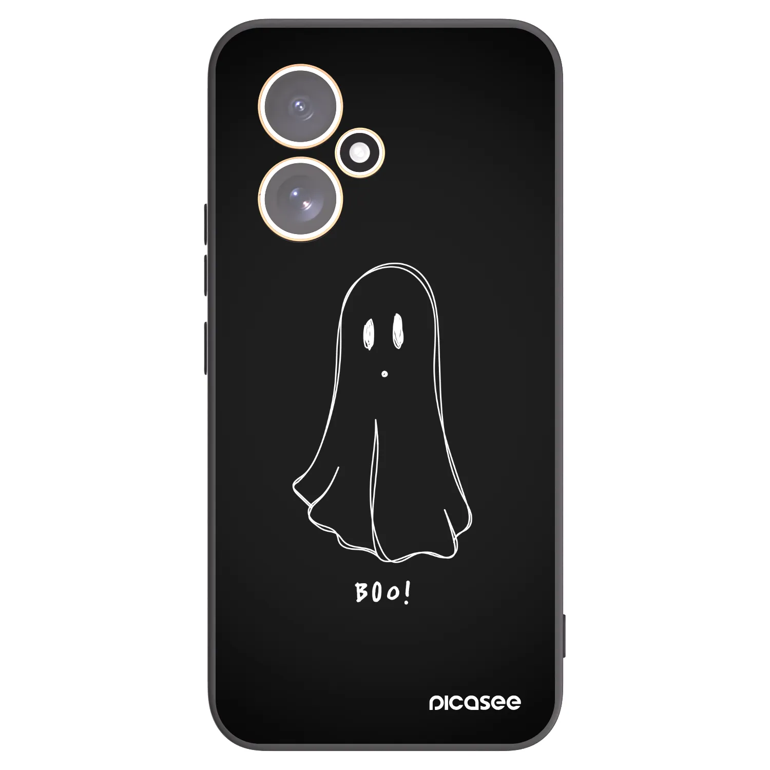 Picasee Honor 400 5G Hülle - Schwarzes Silikon - Ghost 2