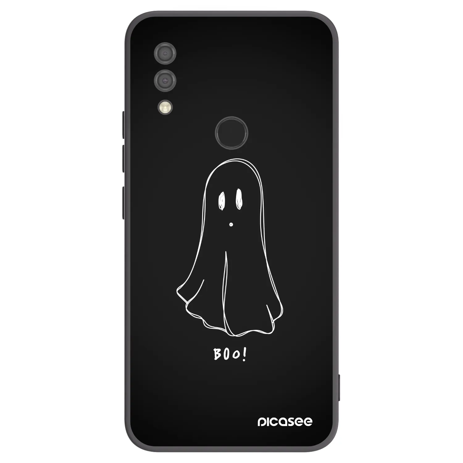 Picasee Xiaomi Redmi 7 Hülle - Schwarzes Silikon - Ghost 2
