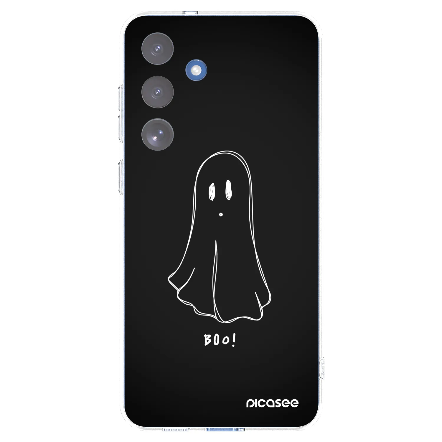 Picasee Samsung Galaxy S25 FE 5G Hülle - Transparentes Silikon - Ghost 2