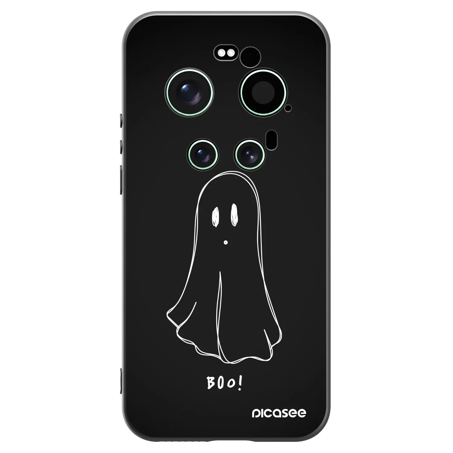 Picasee Xiaomi 17 Ultra Hülle - Schwarzes Silikon - Ghost 2