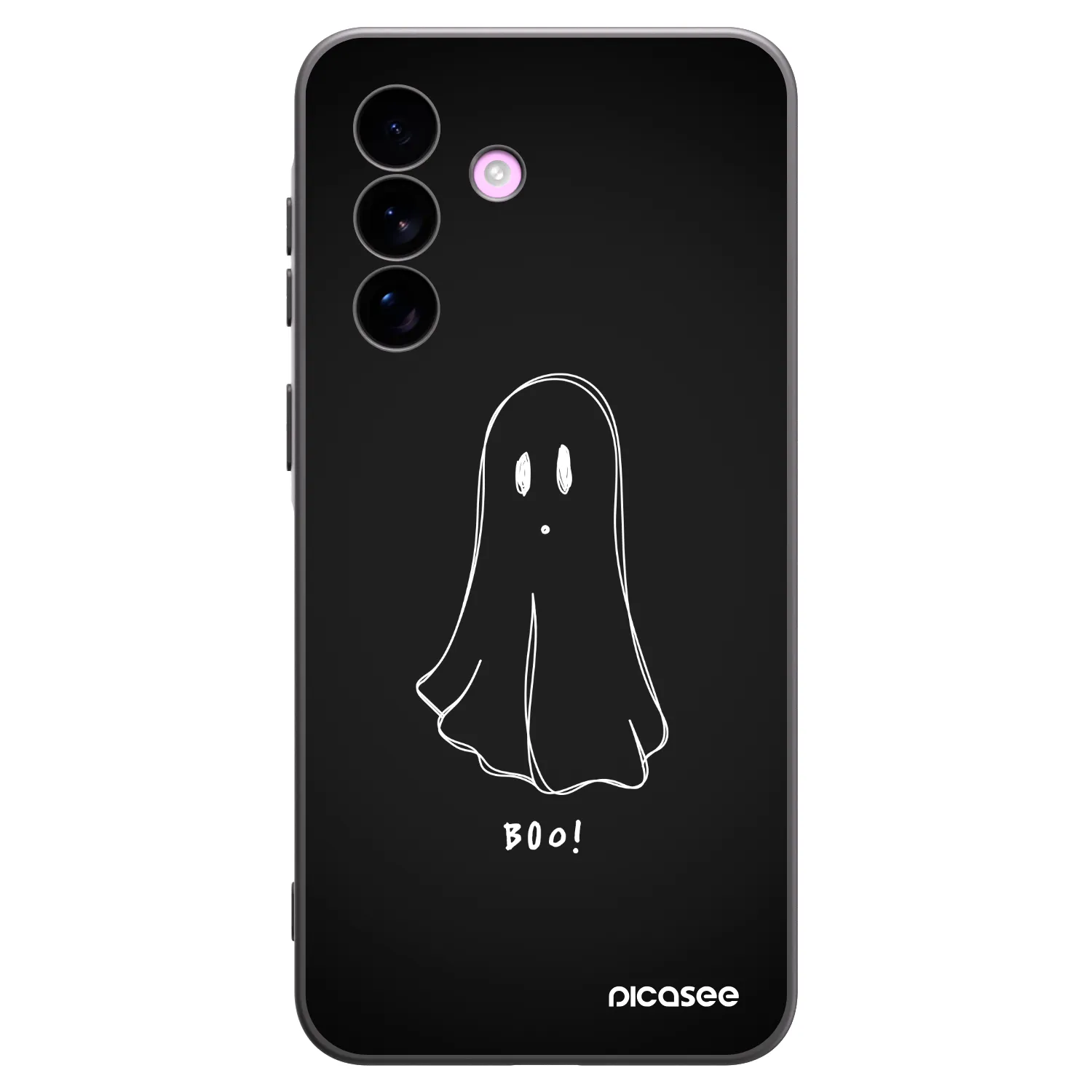Picasee Samsung Galaxy A57 5G Hülle - Schwarzes Silikon - Ghost 2