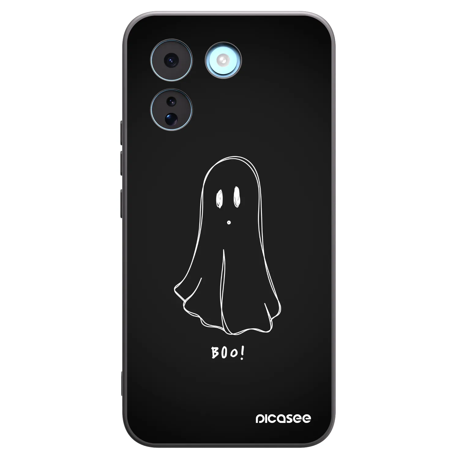 Picasee Xiaomi Redmi Note 17 Pro MAX 5G Hülle - Schwarzes Silikon - Ghost 2