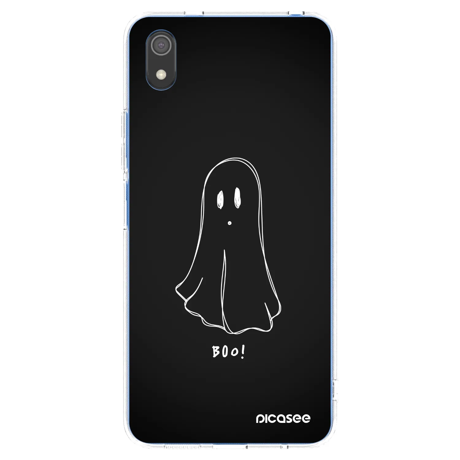 Picasee Xiaomi Redmi 7A Hülle - Transparentes Silikon - Ghost 2