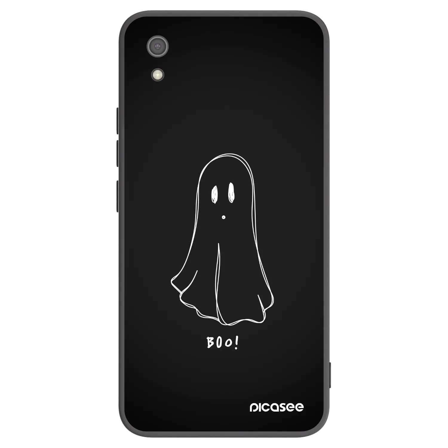 Picasee Xiaomi Redmi 7A Hülle - Schwarzes Silikon - Ghost 2