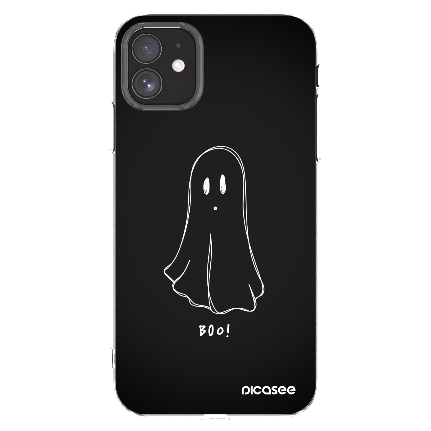 Picasee Apple iPhone 11 Hülle - Transparentes Silikon - Ghost 2