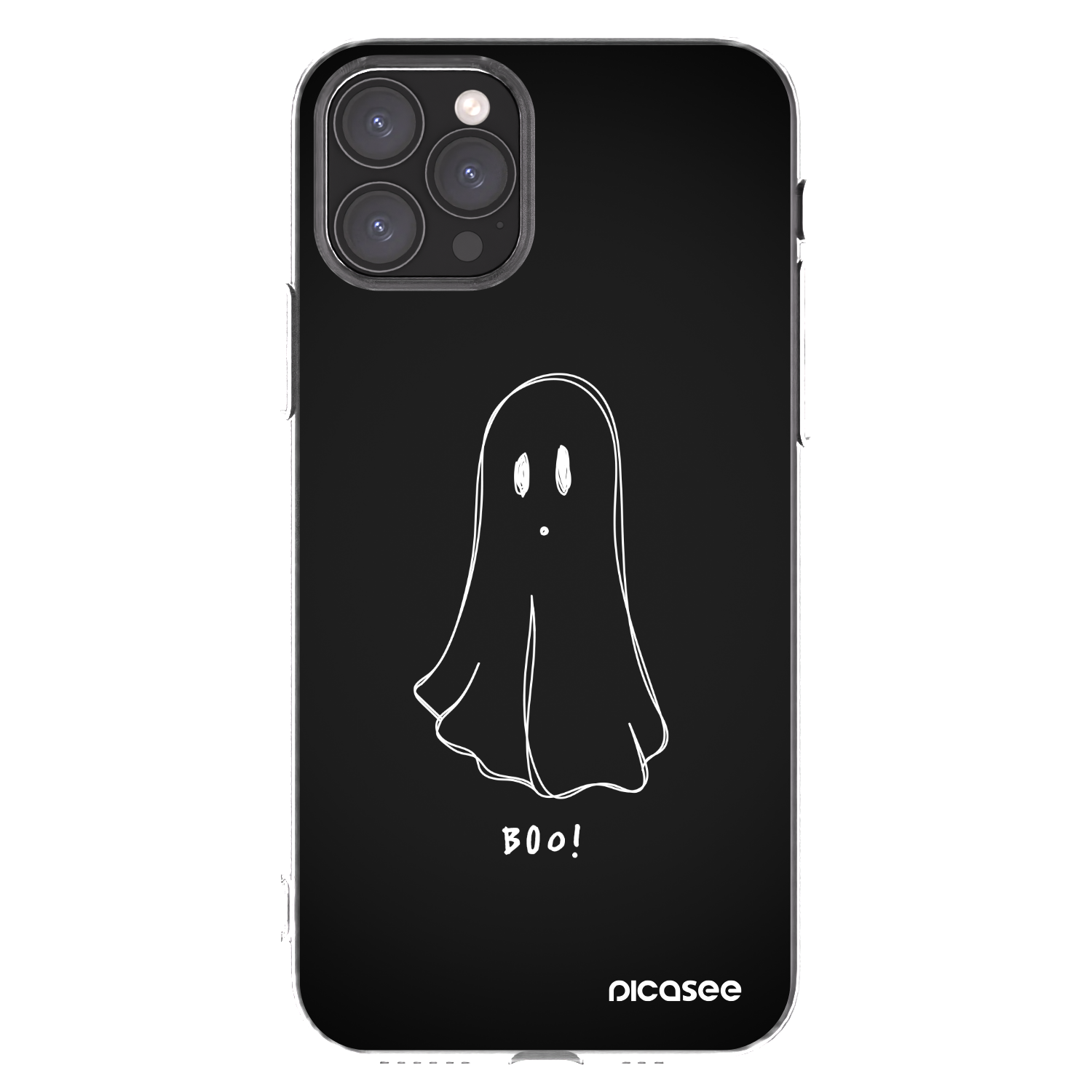 Picasee Apple iPhone 11 Pro Hülle - Transparentes Silikon - Ghost 2