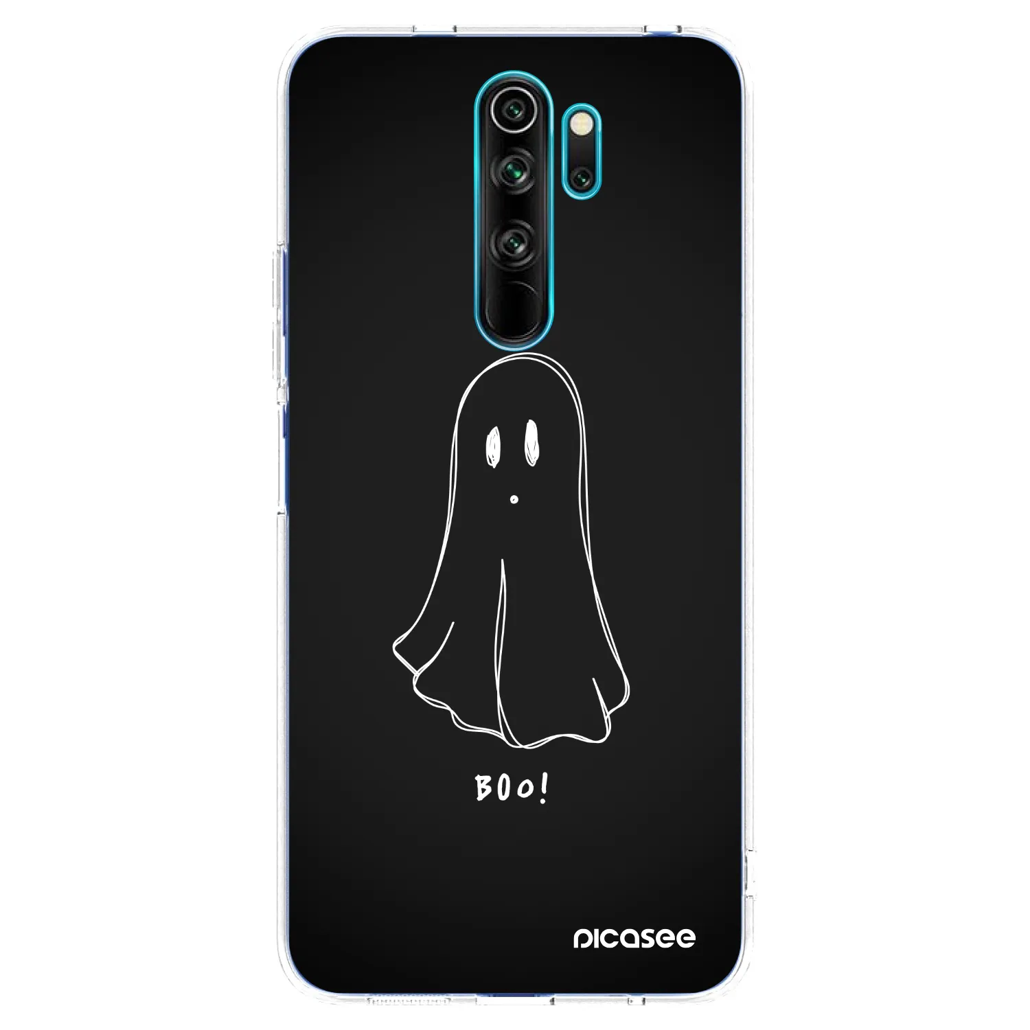 Picasee Xiaomi Redmi Note 8 Pro Hülle - Transparentes Silikon - Ghost 2