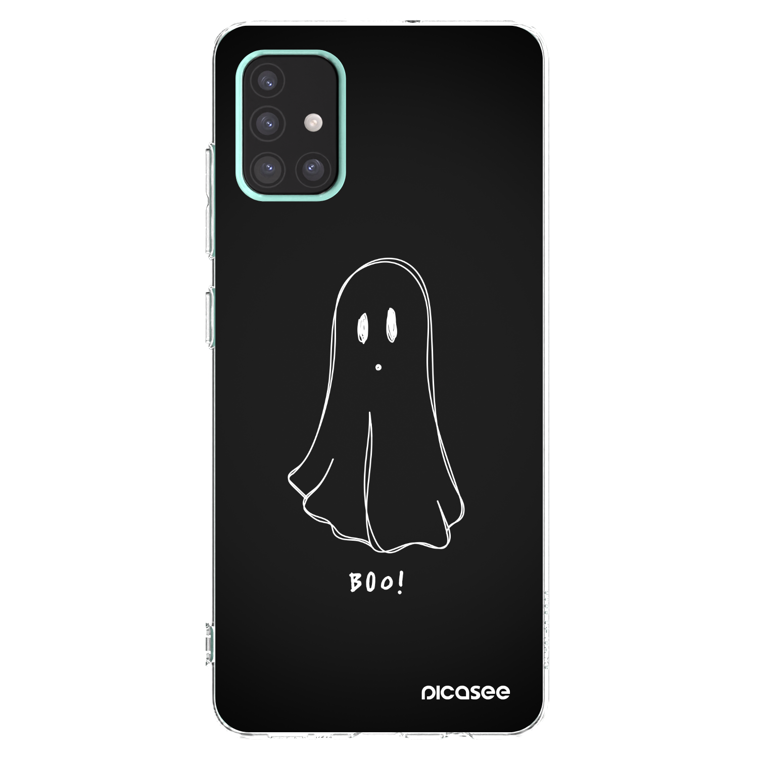 Picasee Samsung Galaxy A51 A515F Hülle - Transparentes Silikon - Ghost 2