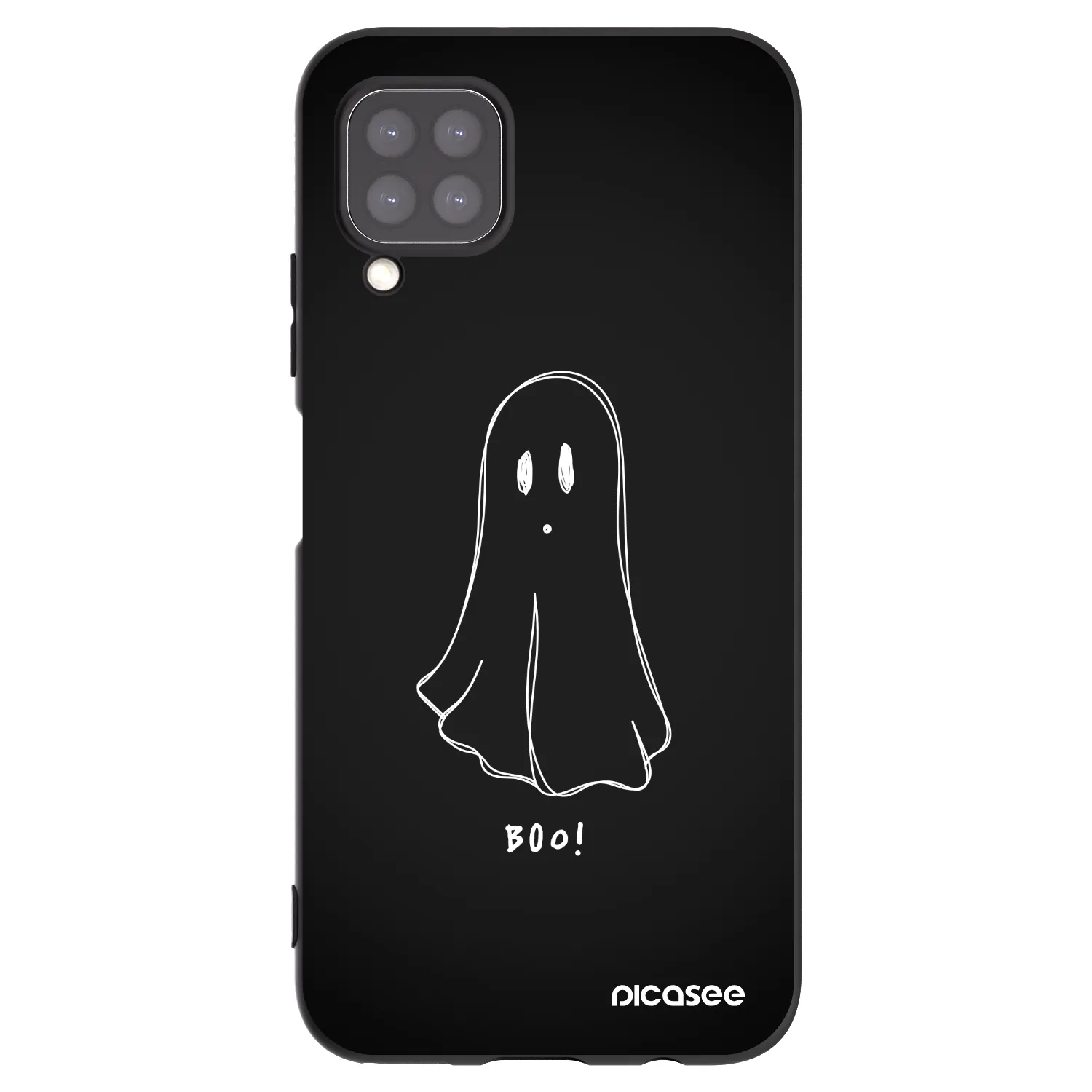 Picasee Huawei P40 Lite Hülle - Schwarzes Silikon - Ghost 2