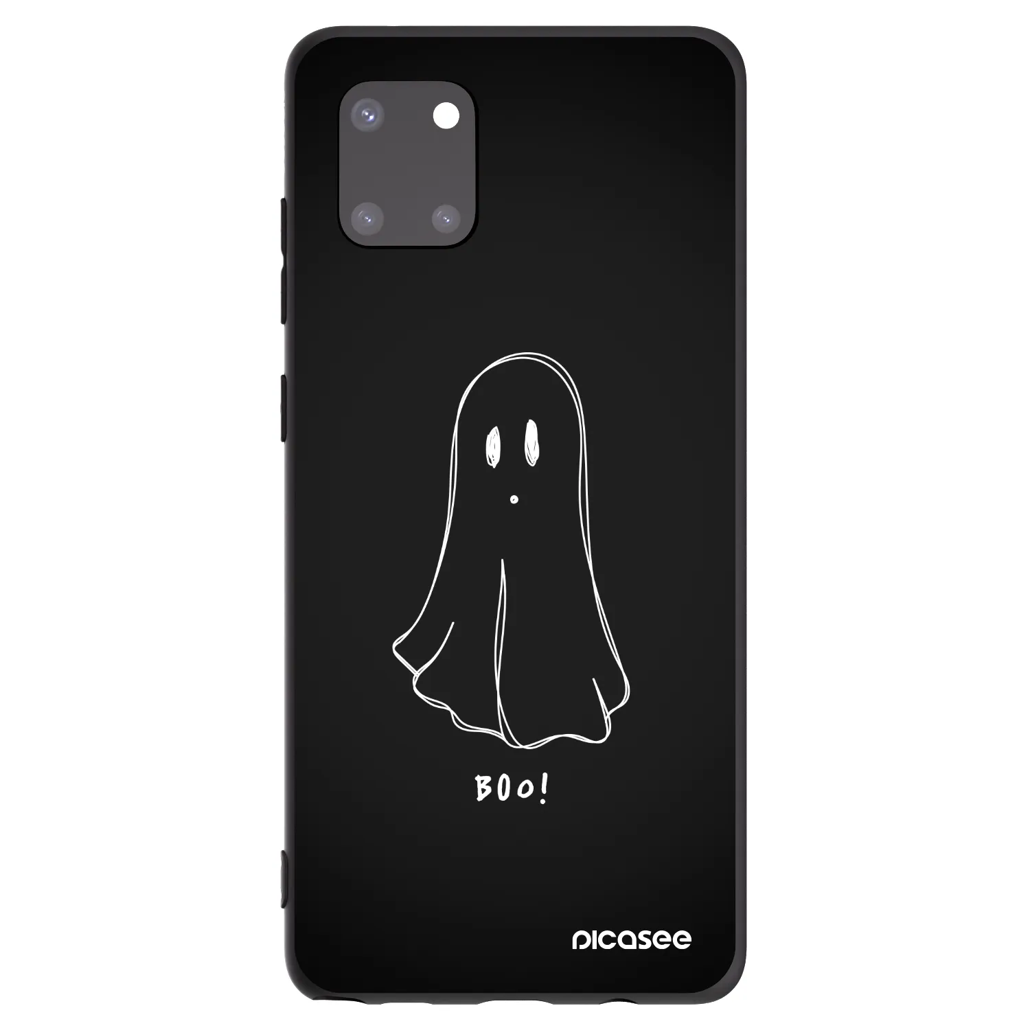 Picasee Samsung Galaxy Note 10 Lite N770F Hülle - Schwarzes Silikon - Ghost 2
