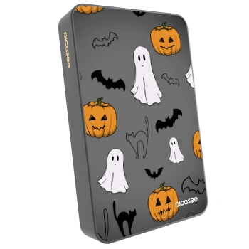 Picasee Powerbank mit MagSafe 10 000 mAh Grau - Spooky crew