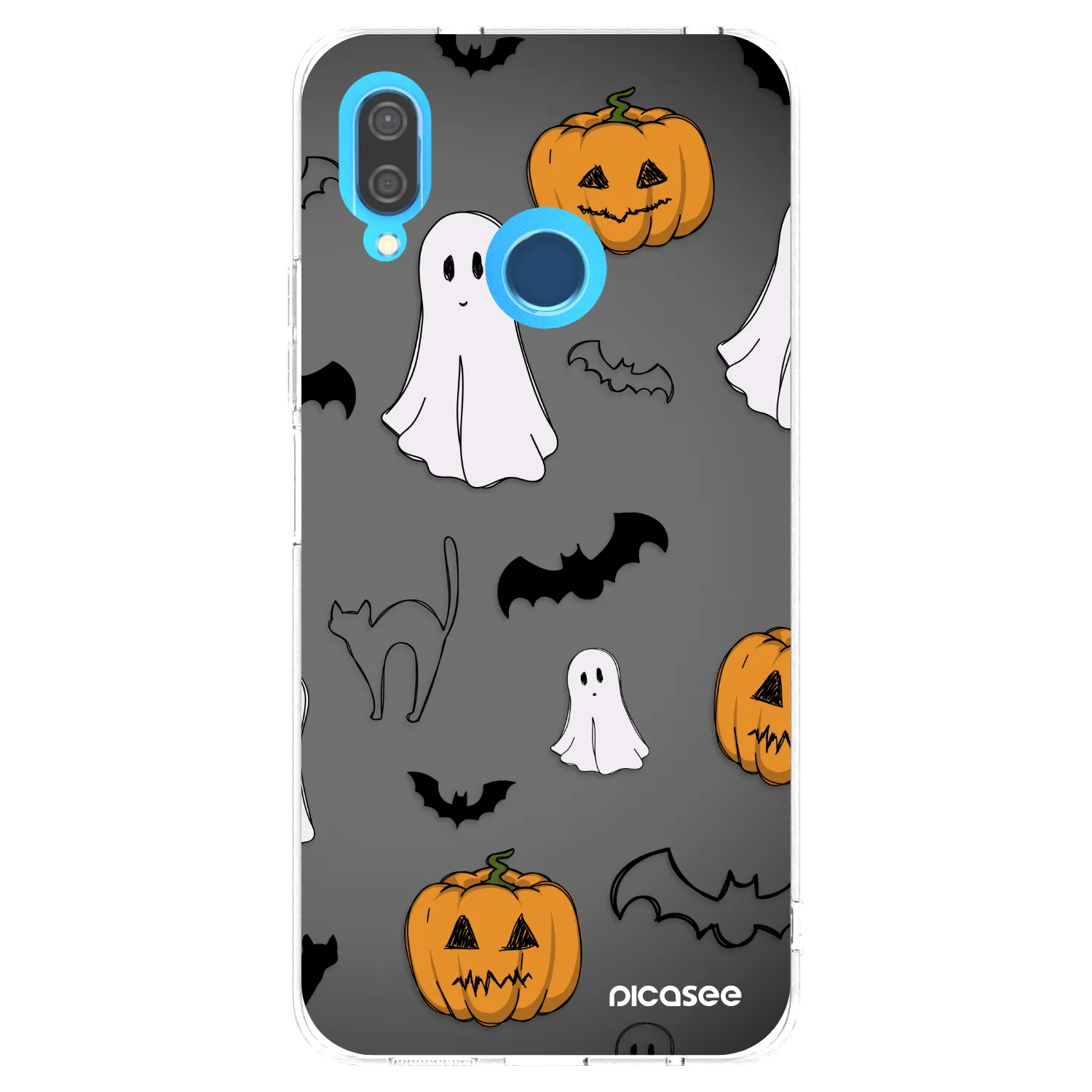 Picasee Huawei P20 Lite Hülle - Transparentes Silikon - Spooky crew