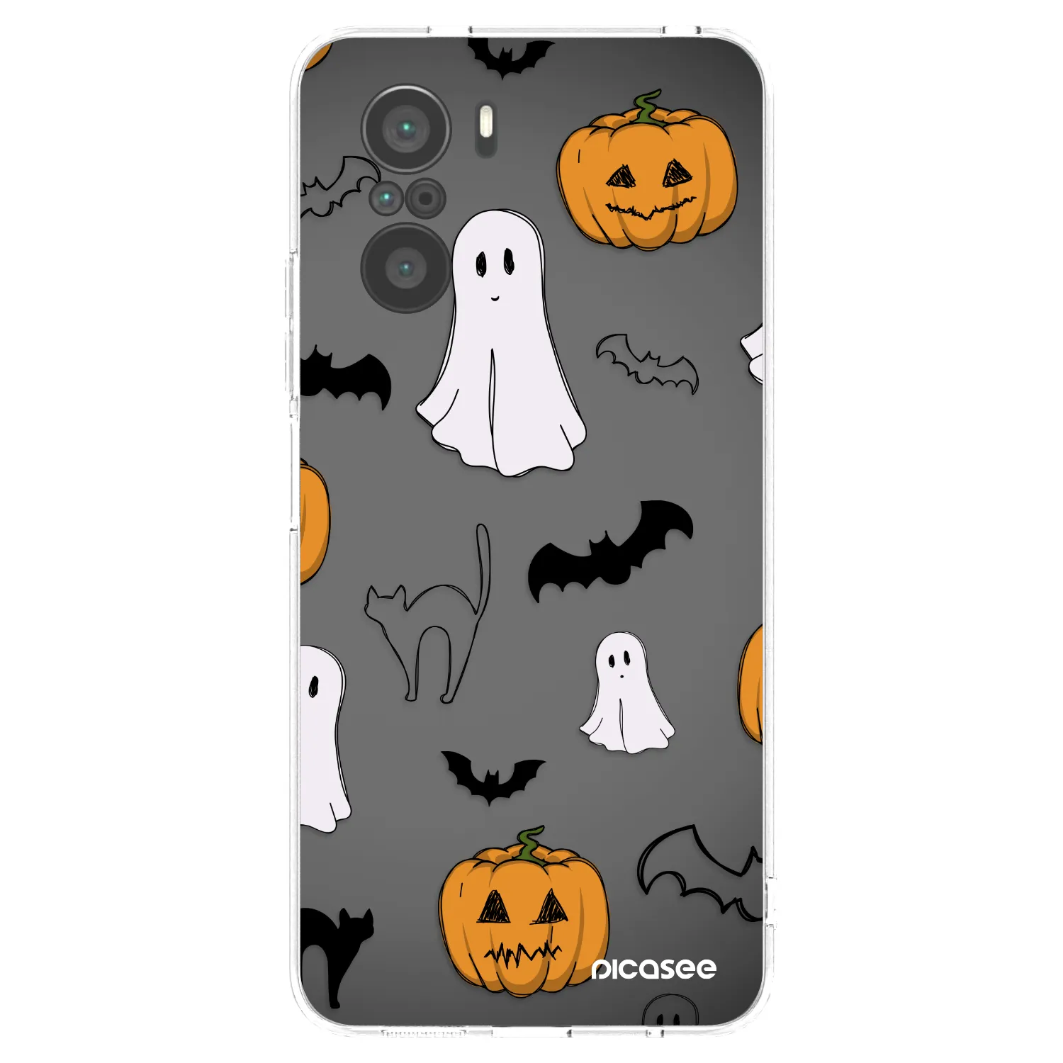 Picasee Xiaomi Poco F3 Hülle - Transparentes Silikon - Spooky crew