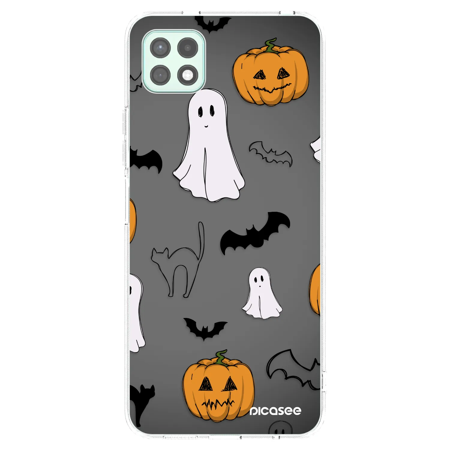 Picasee Samsung Galaxy A22 A226B 5G Hülle - Transparentes Silikon - Spooky crew