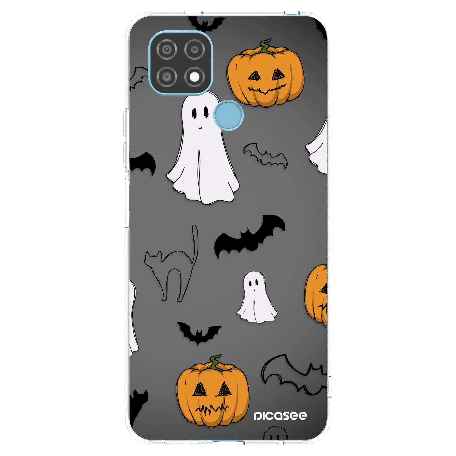 Picasee Realme C21 Hülle - Transparentes Silikon - Spooky crew