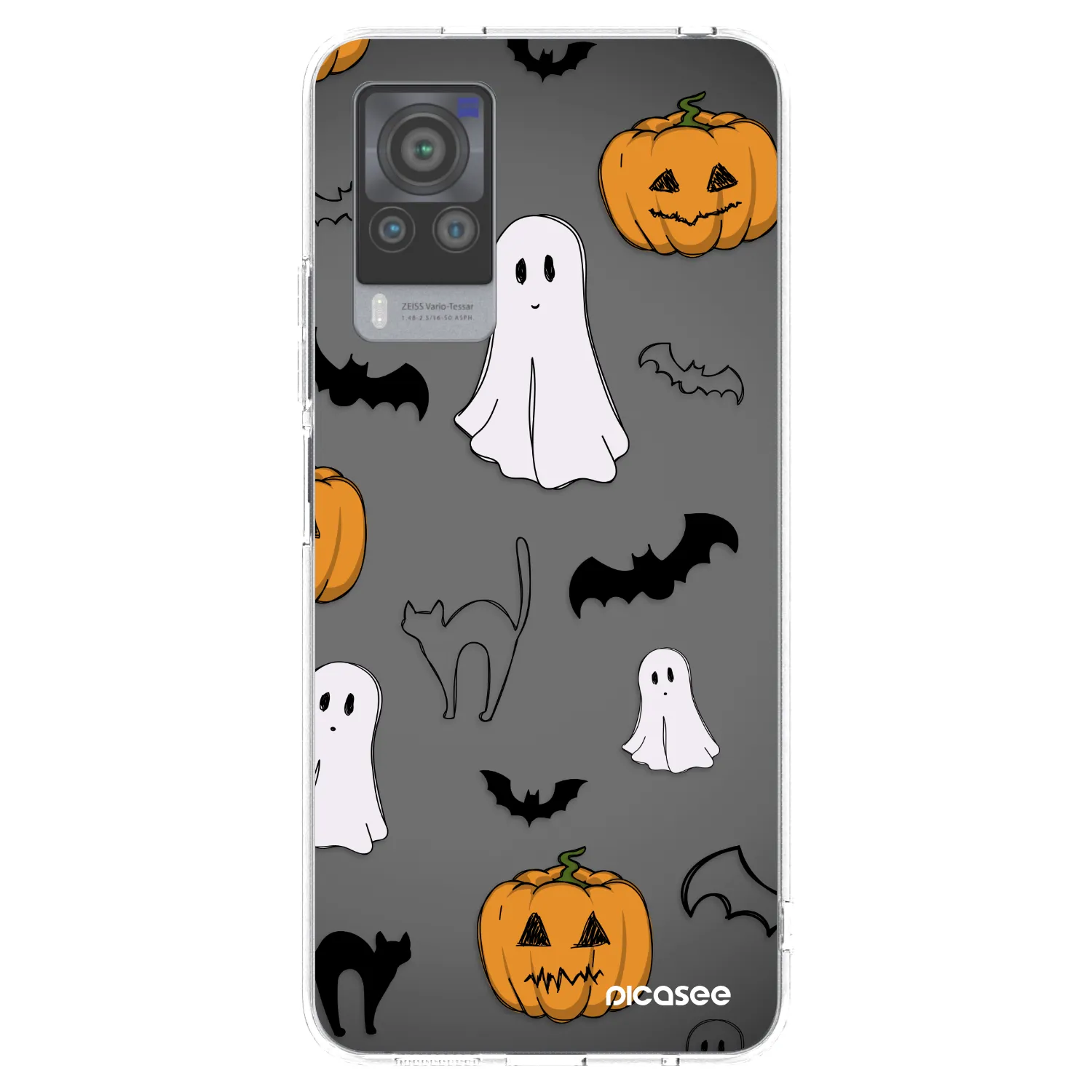 Picasee Vivo X60 Pro 5G Hülle - Transparentes Silikon - Spooky crew