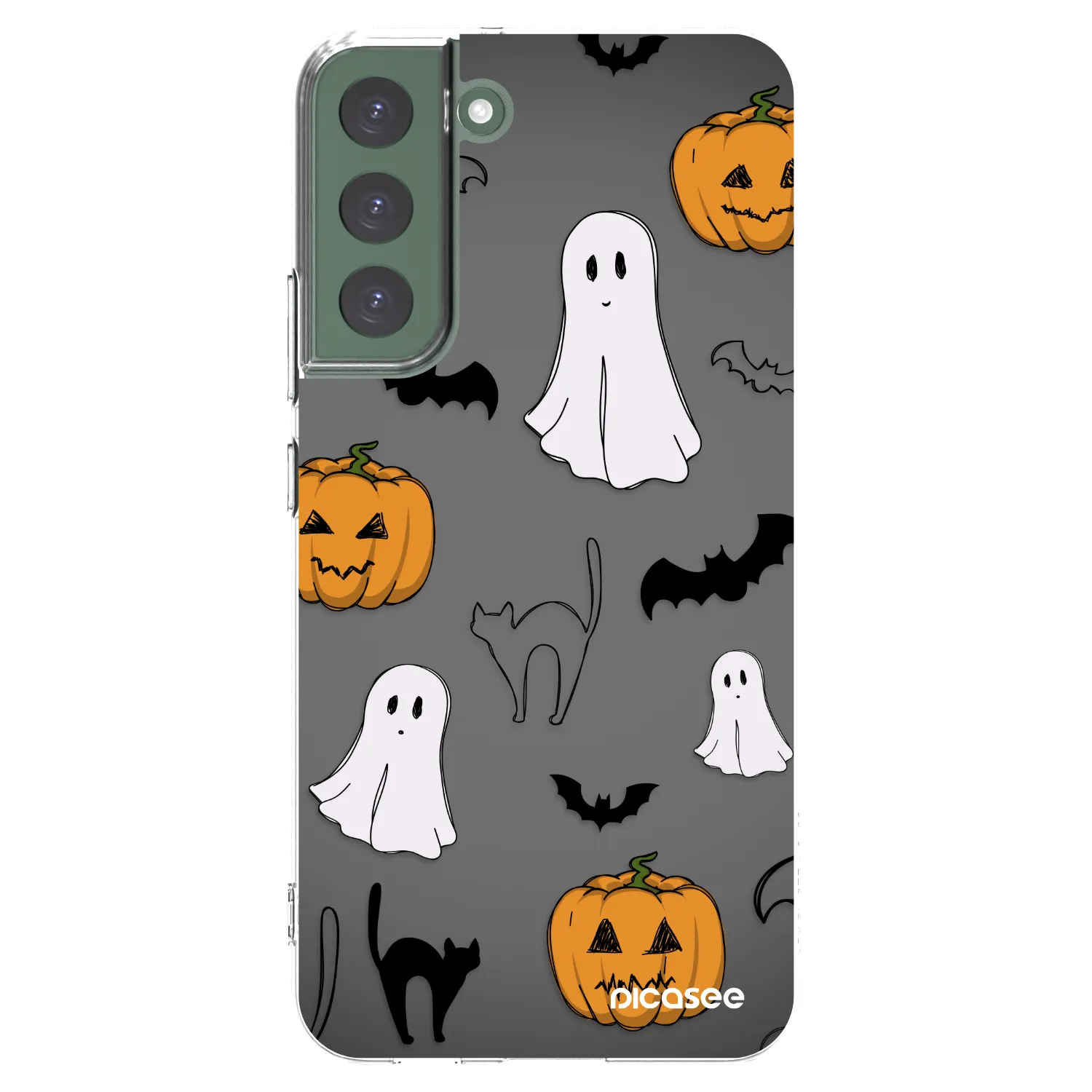Picasee Samsung Galaxy S22+ 5G Hülle - Transparentes Silikon - Spooky crew