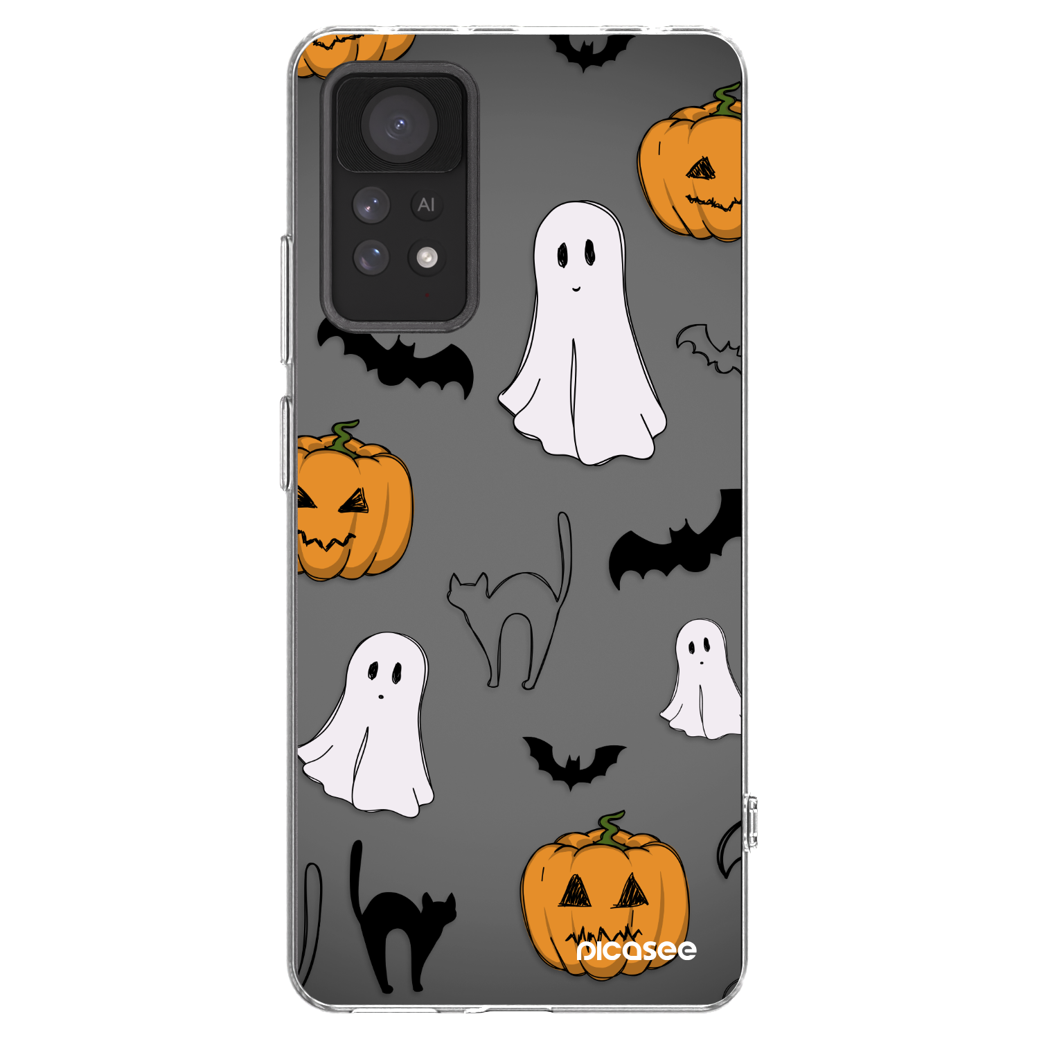 Picasee Xiaomi Redmi Note 11 Pro 5G Hülle - Transparentes Silikon - Spooky crew