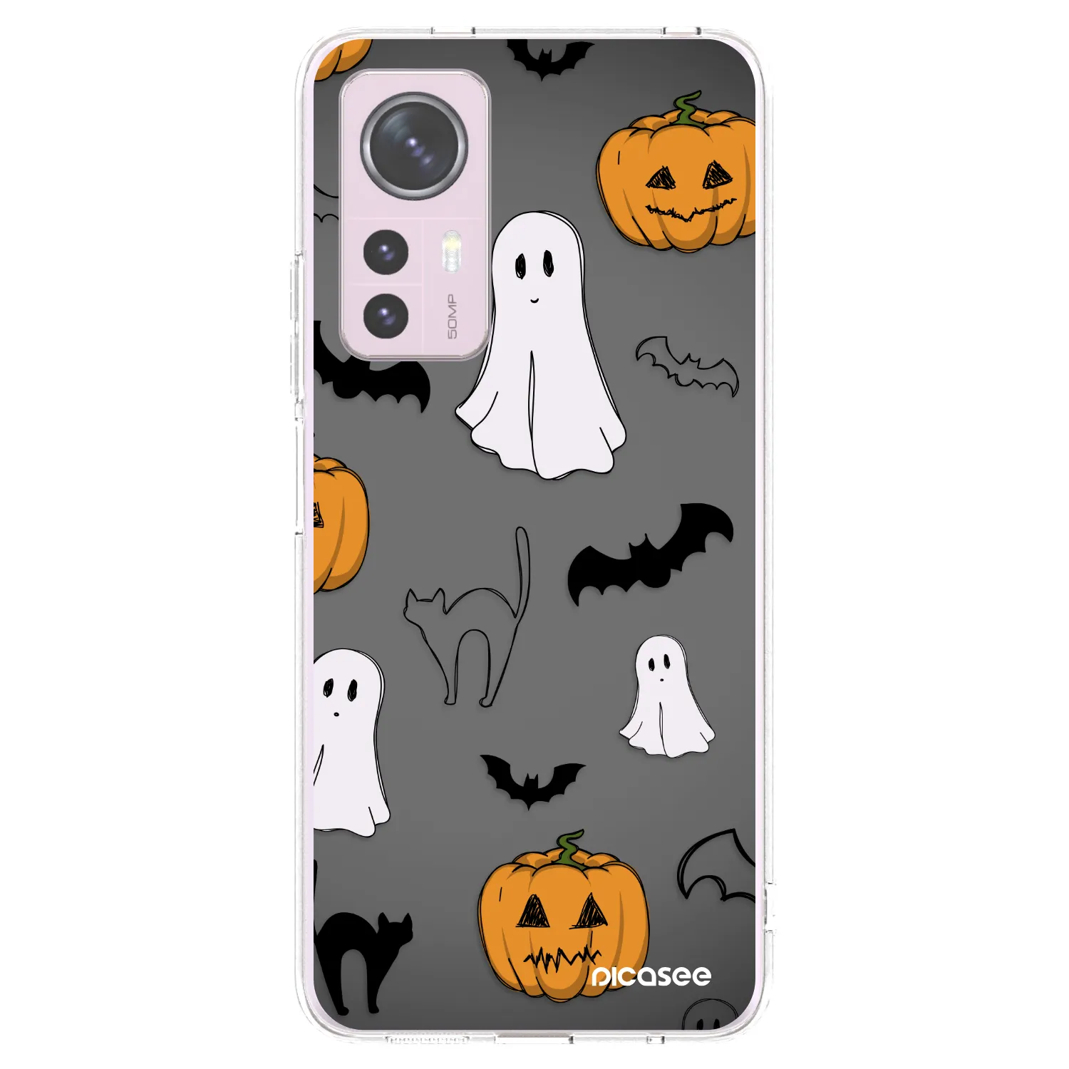 Picasee Xiaomi 12 Hülle - Transparentes Silikon - Spooky crew