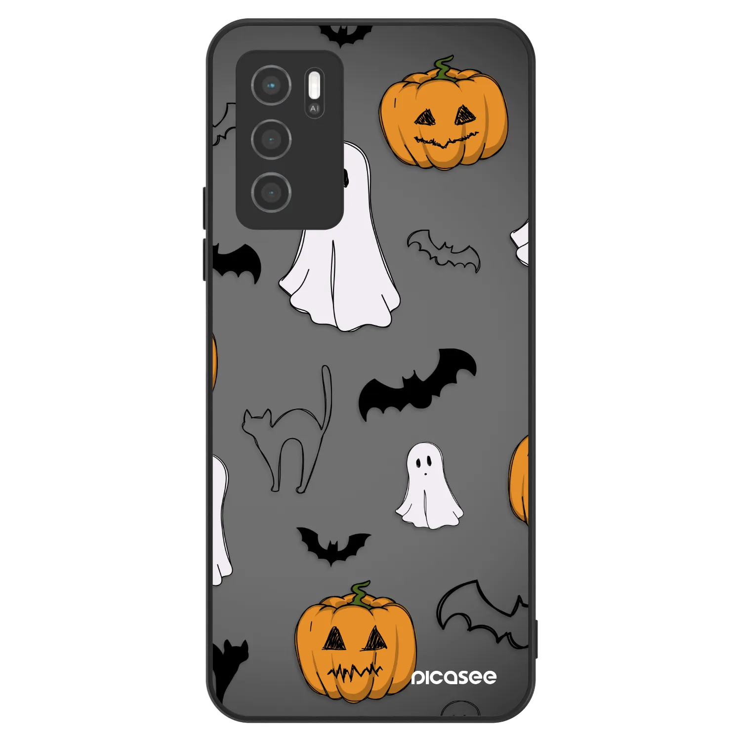 Picasee ULTIMATE CASE für OPPO A16 - Spooky crew