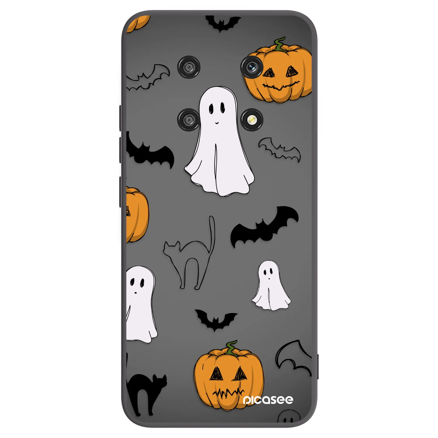 Picasee Honor Magic4 Lite 5G Hülle - Schwarzes Silikon - Spooky crew
