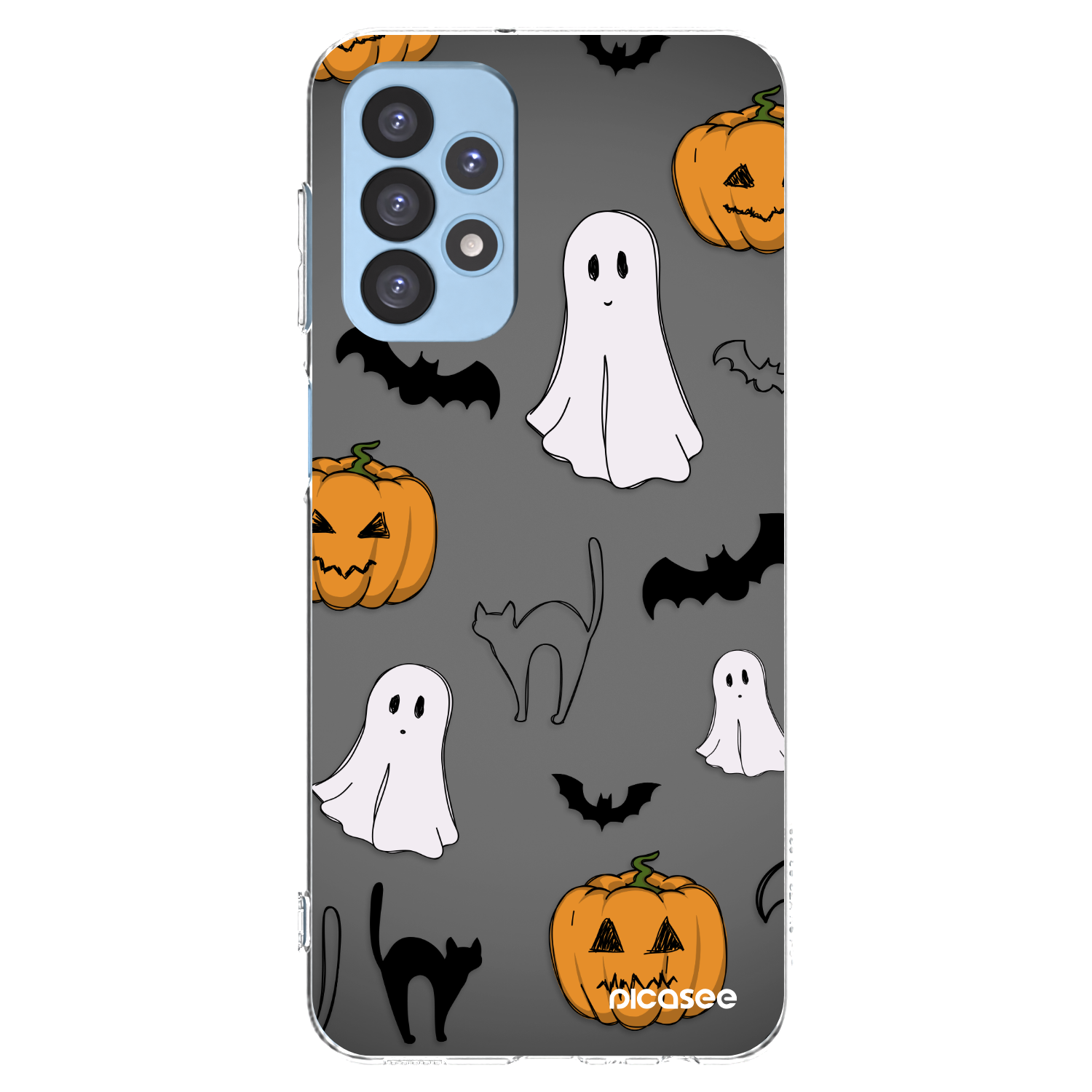 Picasee Samsung Galaxy A23 A235F 4G Hülle - Transparentes Silikon - Spooky crew