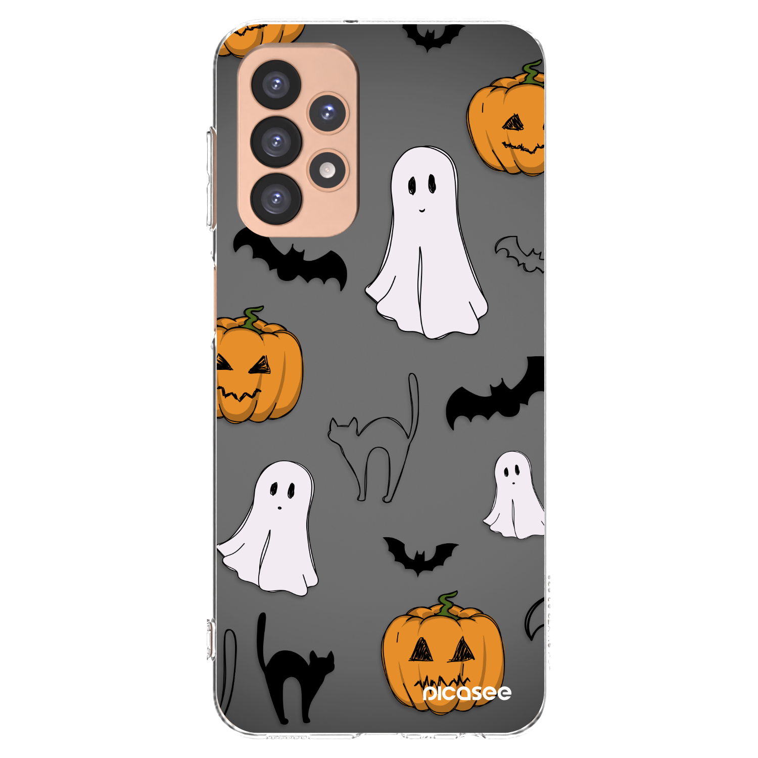 Picasee Samsung Galaxy A23 A236B 5G Hülle - Transparentes Silikon - Spooky crew