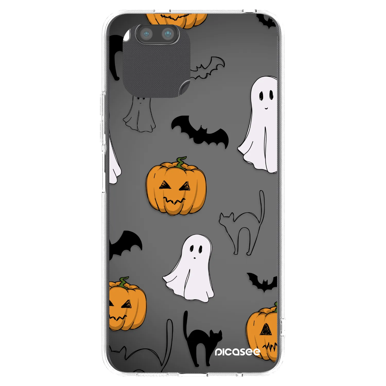 Picasee Xiaomi Redmi A1 Hülle - Transparentes Silikon - Spooky crew