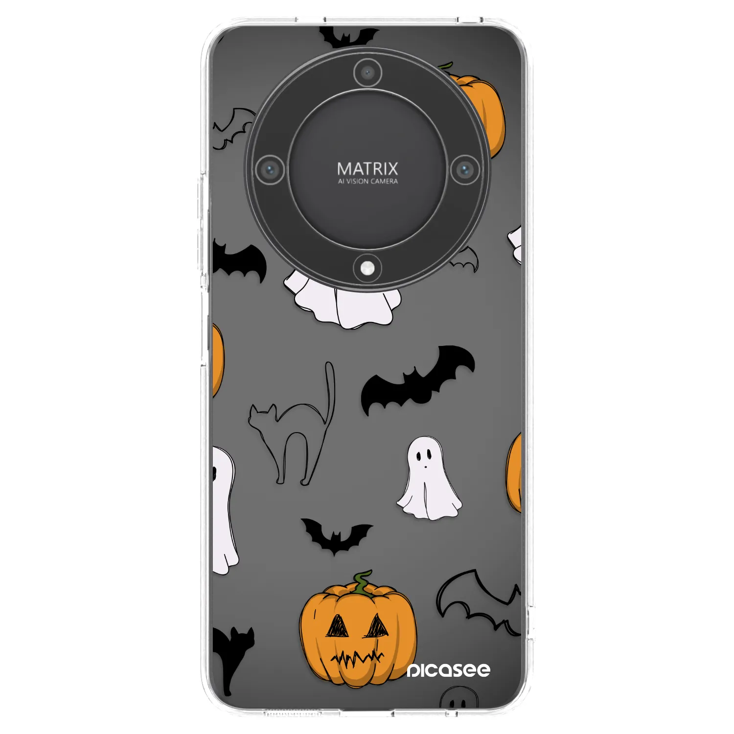 Picasee Honor Magic5 Lite 5G Hülle - Transparentes Silikon - Spooky crew