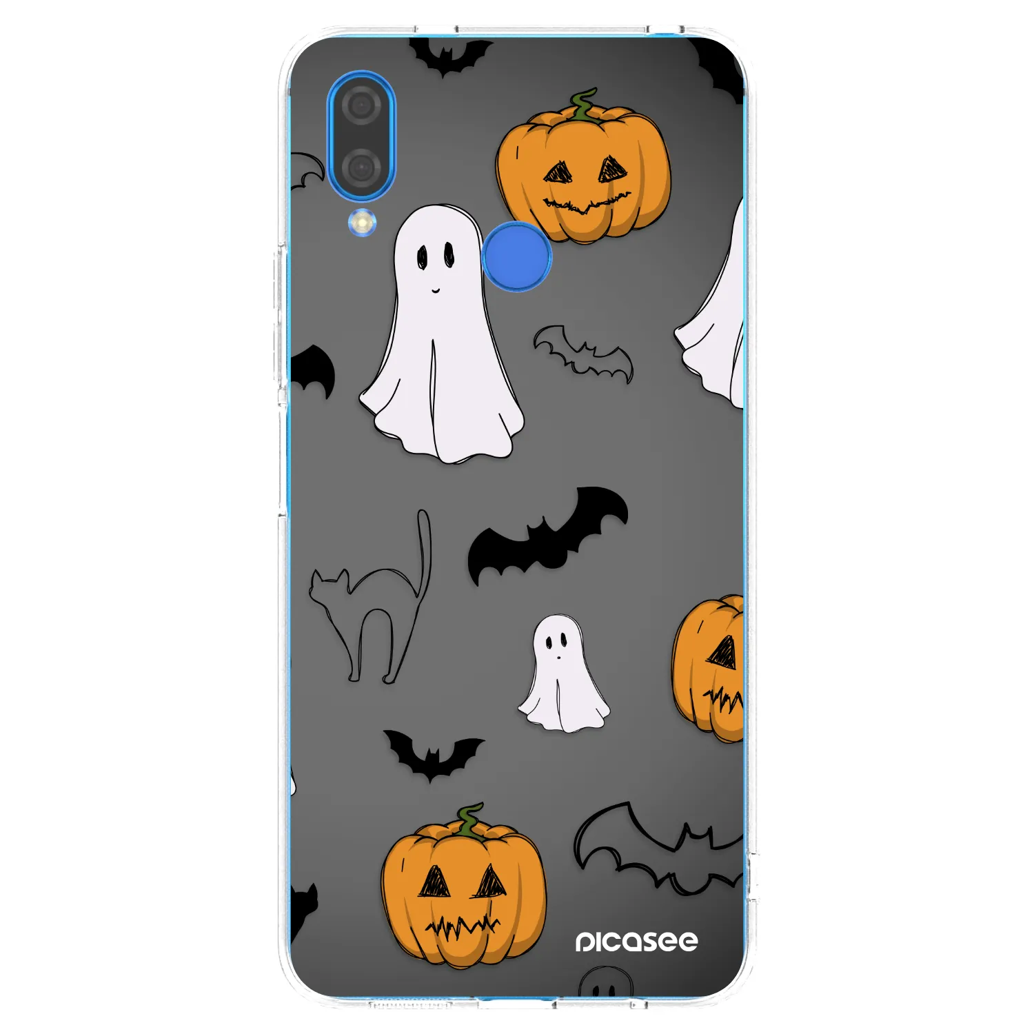 Picasee Huawei Nova 3 Hülle - Transparentes Silikon - Spooky crew