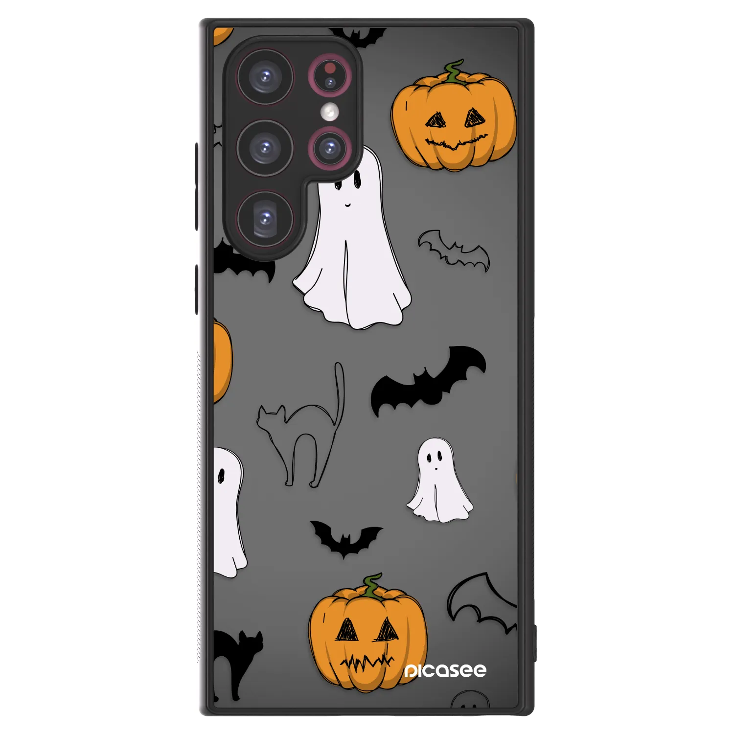 Picasee ULTIMATE CASE PowerShare für Samsung Galaxy S22 Ultra 5G - Spooky crew