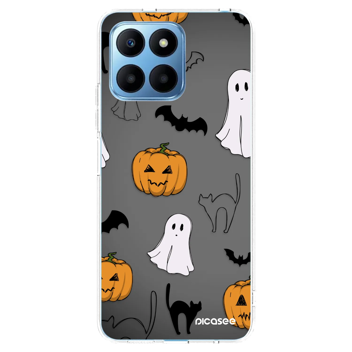 Picasee Honor 70 Lite Hülle - Transparentes Silikon - Spooky crew
