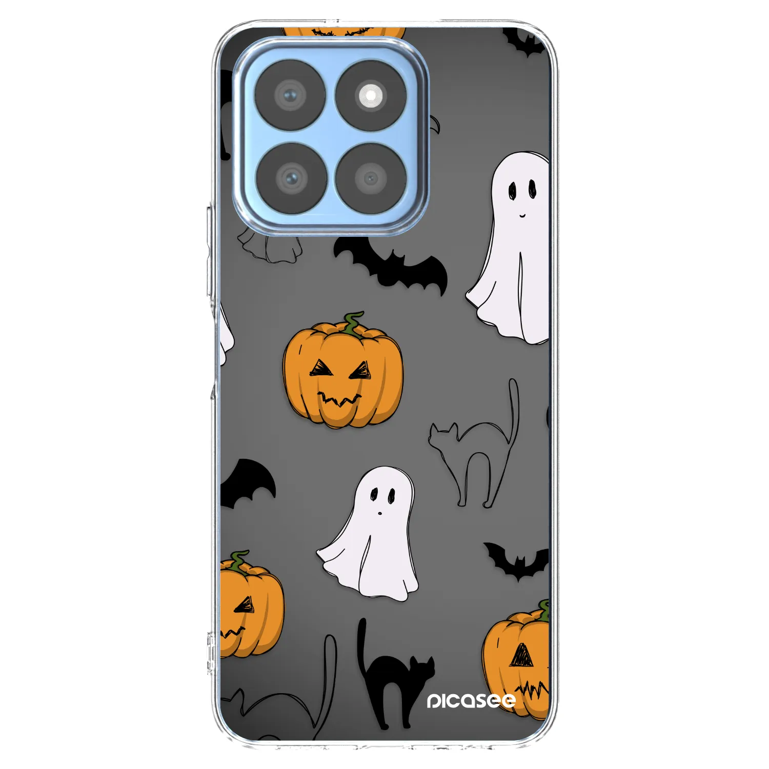 Picasee Honor X8b Hülle - Transparentes Silikon - Spooky crew
