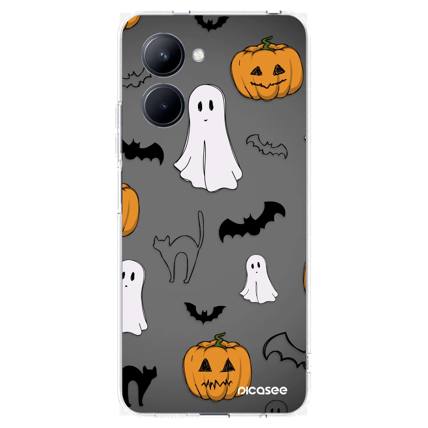 Picasee Realme C33 (2023) Hülle - Transparentes Silikon - Spooky crew