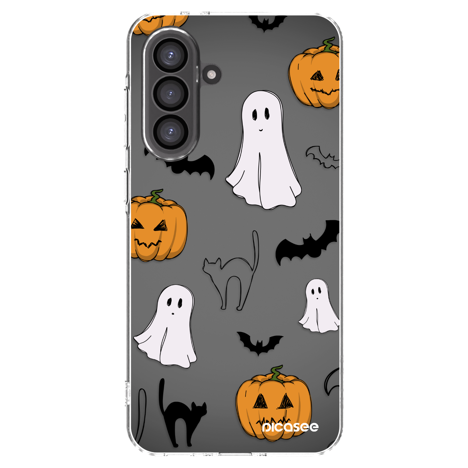 Picasee Samsung Galaxy A36 5G Hülle - Transparentes Silikon - Spooky crew