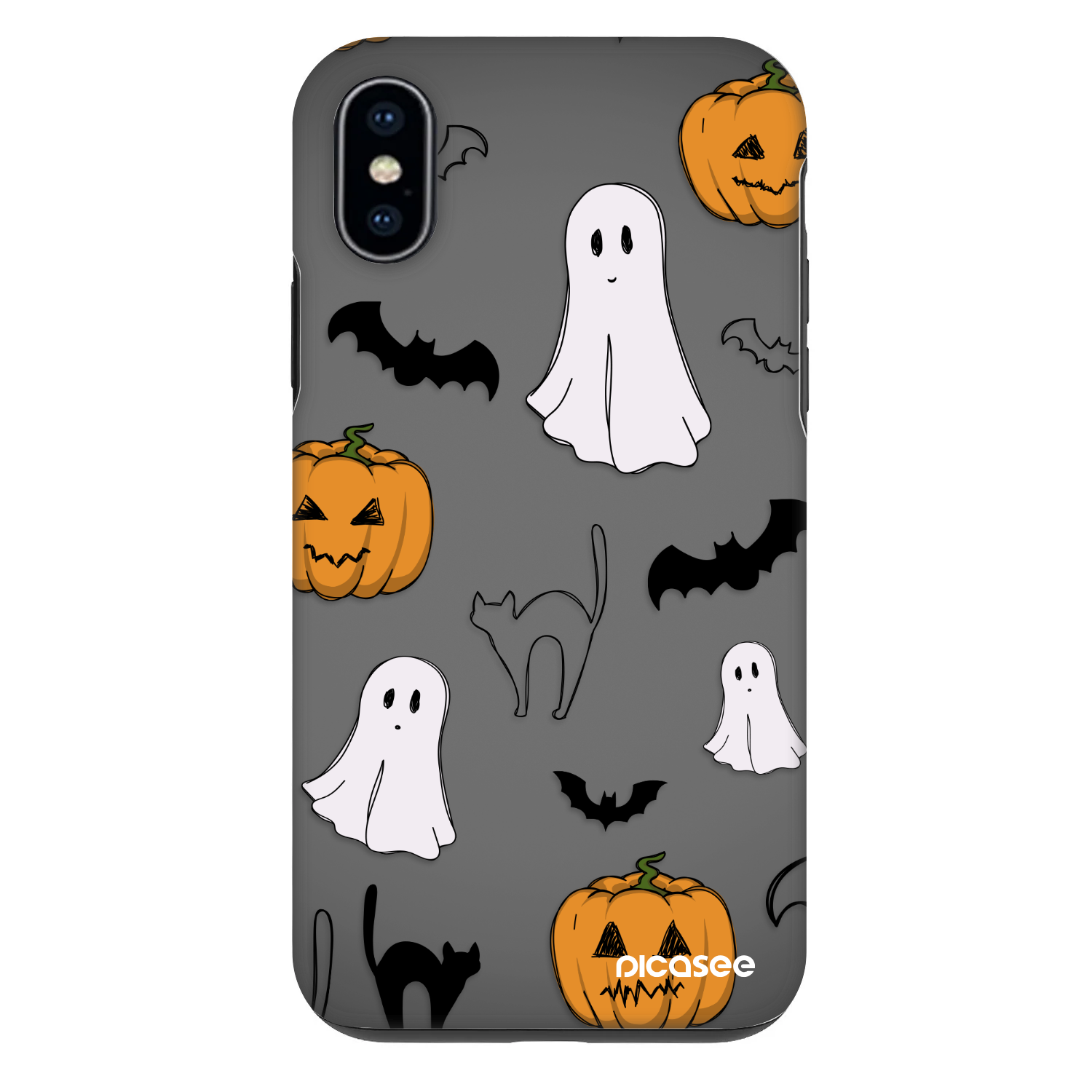 Picasee Fashion Case für Apple iPhone X/XS - Spooky crew