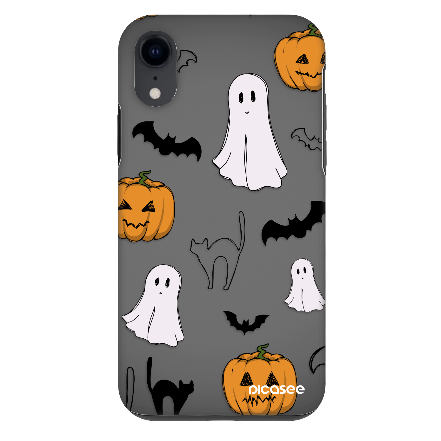 Picasee Fashion Case für Apple iPhone XR - Spooky crew