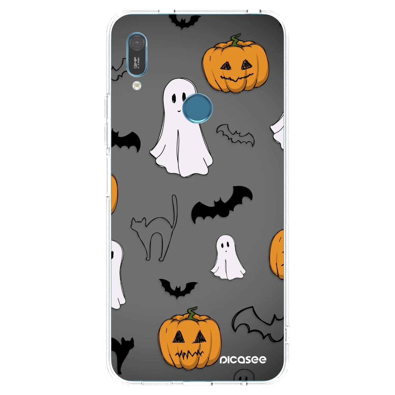 Picasee Huawei Y6 2019 Hülle - Transparentes Silikon - Spooky crew