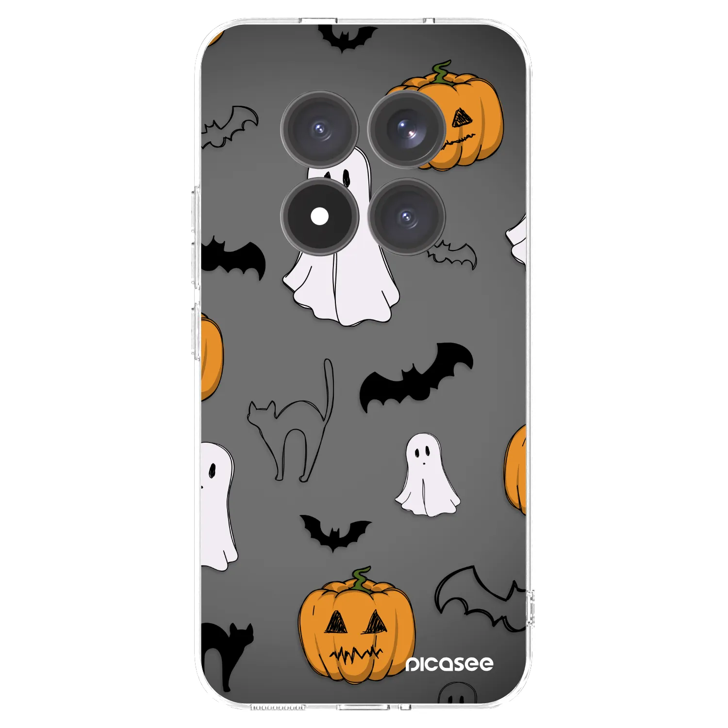 Picasee Xiaomi Redmi Note 15 Pro+ Hülle - Transparentes Silikon - Spooky crew