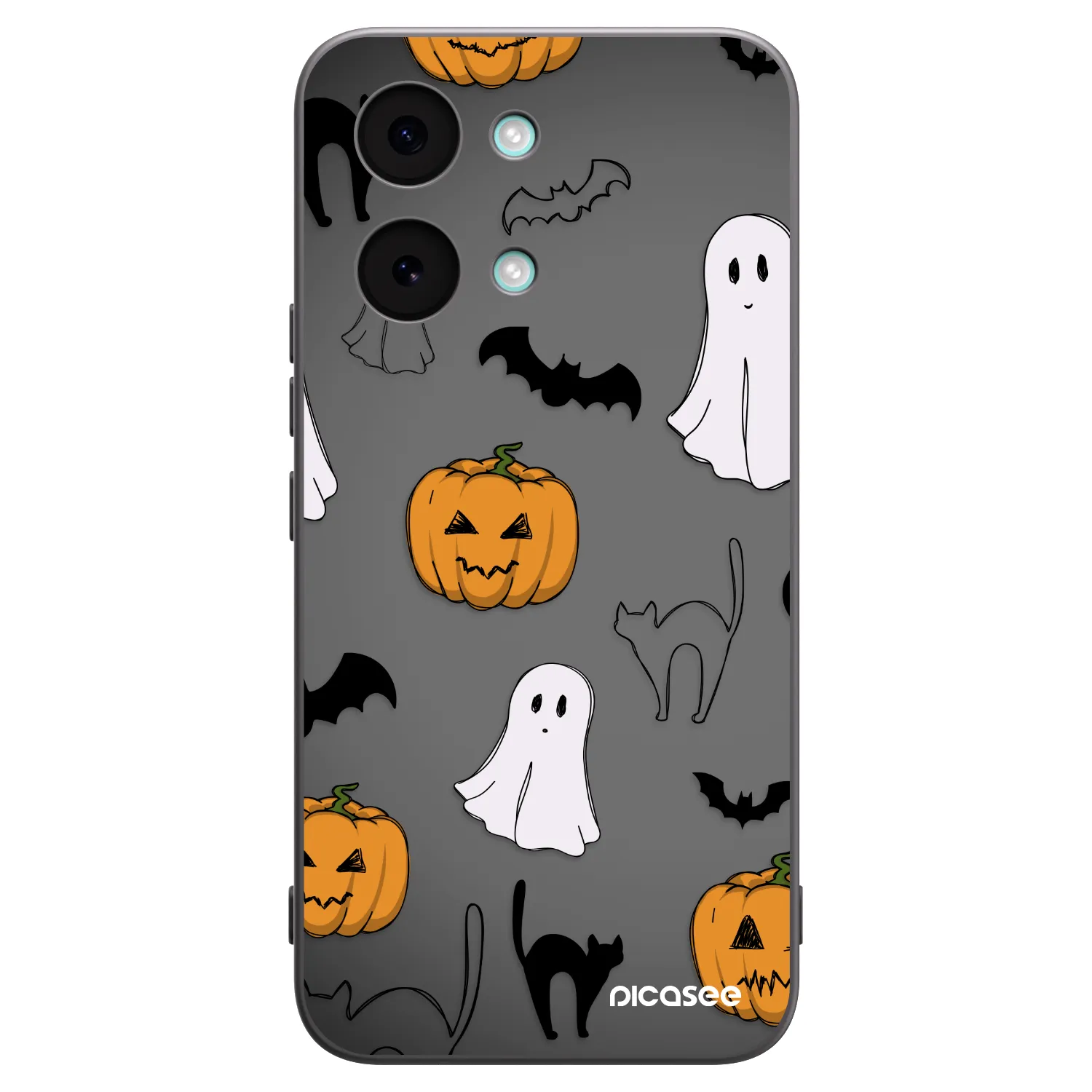 Picasee Xiaomi Poco X8 Pro Max Hülle - Schwarzes Silikon - Spooky crew