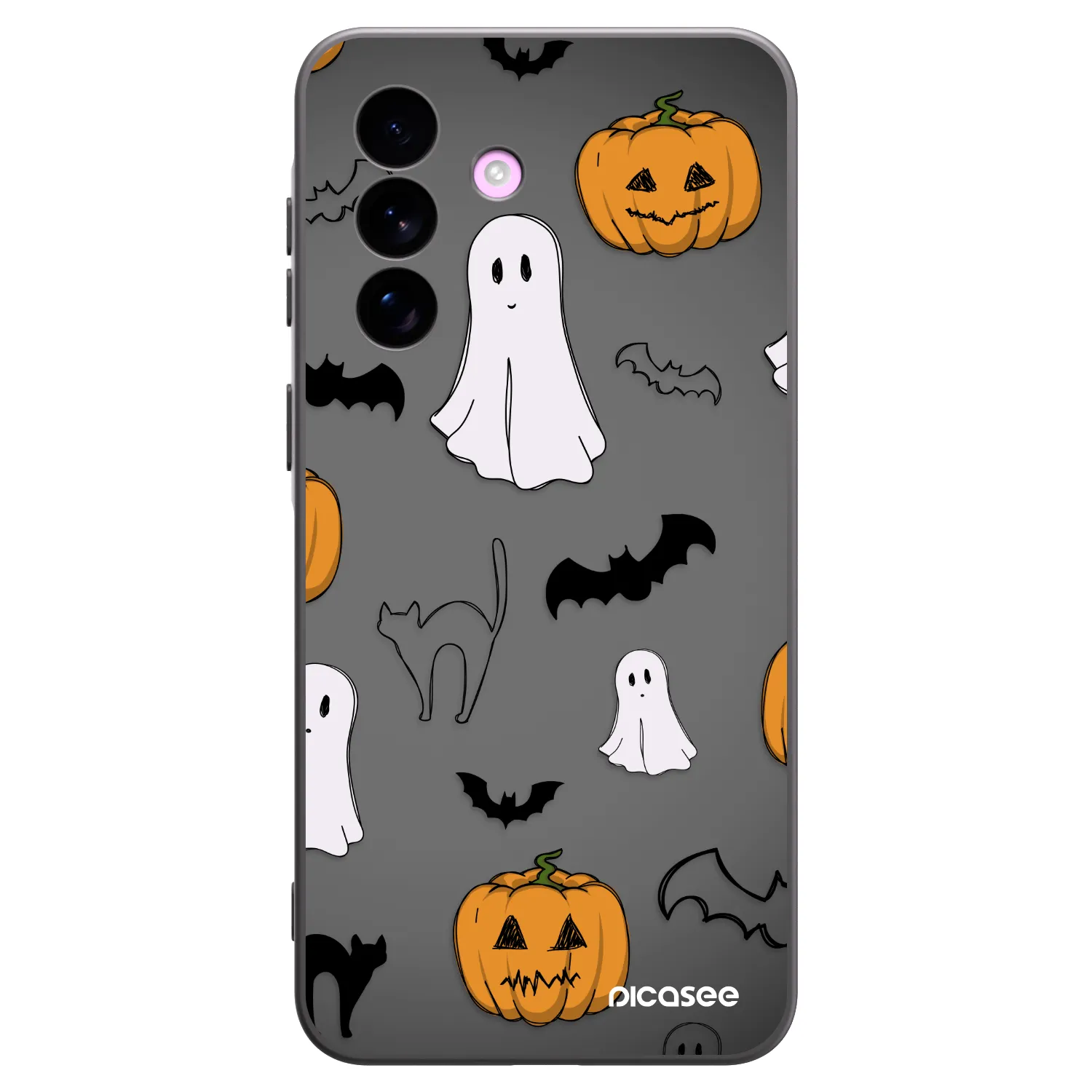 Picasee Samsung Galaxy A57 5G Hülle - Schwarzes Silikon - Spooky crew