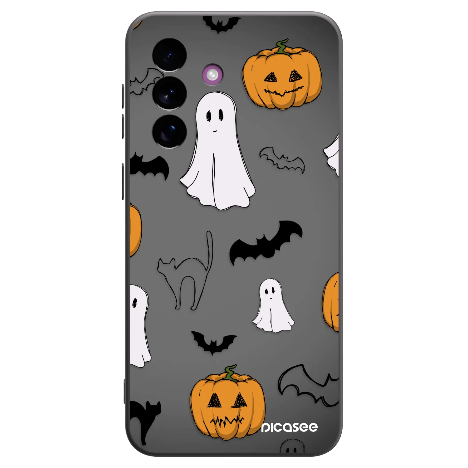 Picasee Samsung Galaxy A37 Hülle - Schwarzes Silikon - Spooky crew
